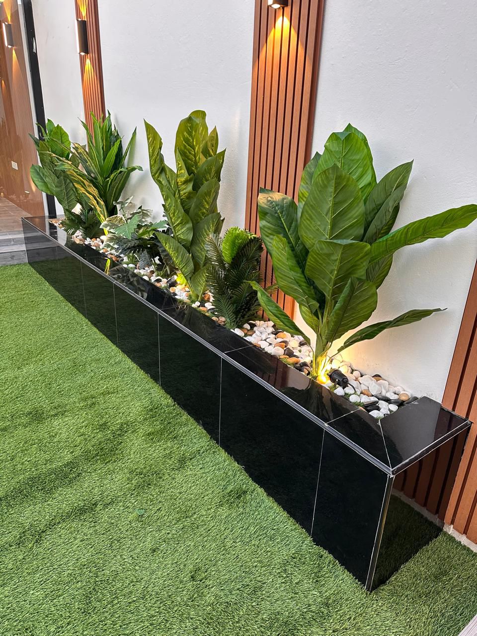 تنفيذ أحواض الزرع